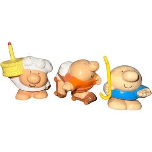 Ziggy Knickerbocker Figurine Toy Collectibles Vintage 3 Pieces Set Decoration